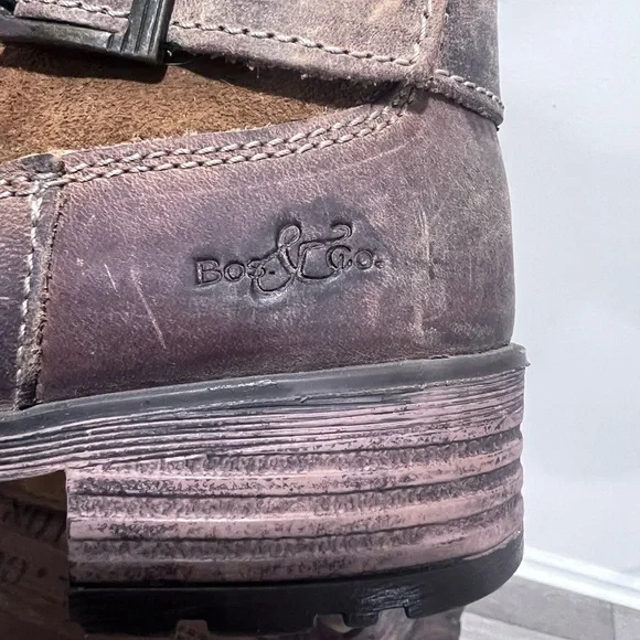 Bos & Co naturally distressed leather riding boots - Picture 3 of 8